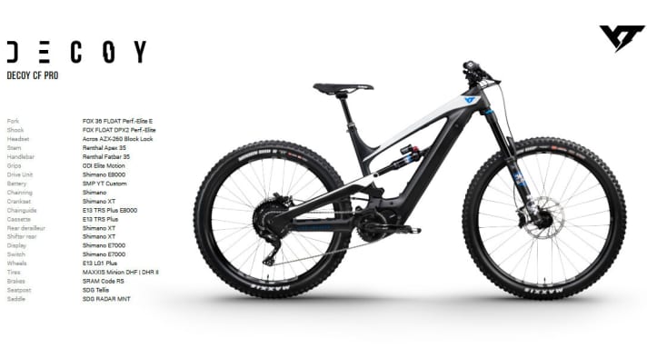   Functionally absolutely on top level, just a little less blingbling: The YT Decoy CF Pro offers a lot of bike for 5599 euros.