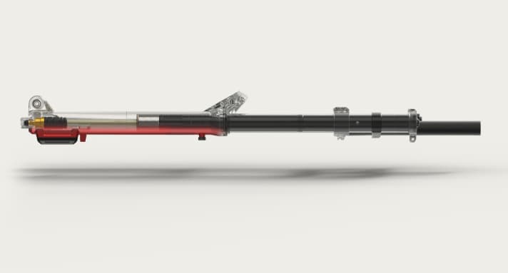 Das Highlight der neuen Boxxer: die neue LinearXL-Luftfeder im Rock Shox setzt jetzt auf ein geschlossenen Kartuschen-Design.