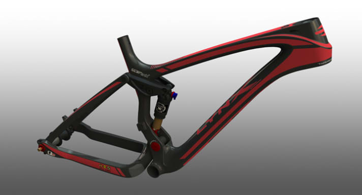   The floating damper and the short rocker characterise the split pivot system