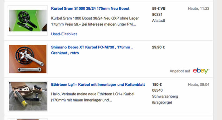   Online portals for bargain hunting