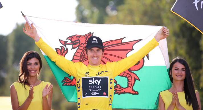 Habitué au succès : Geraint Thomas, vainqueur du Tour en 2018