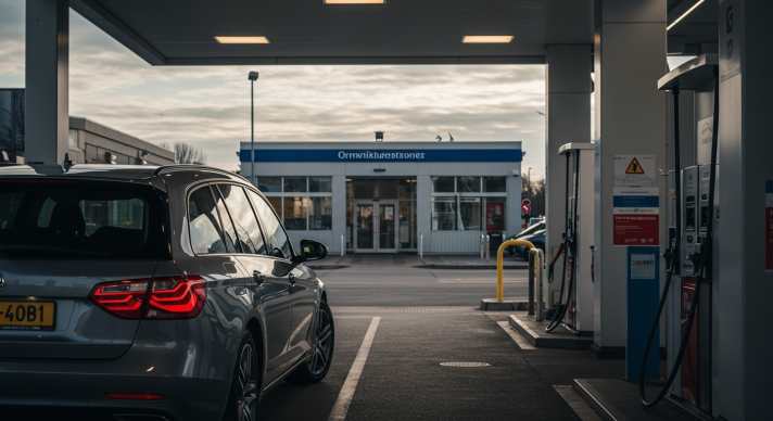 Expensive and not much fun: commuting to work by car.