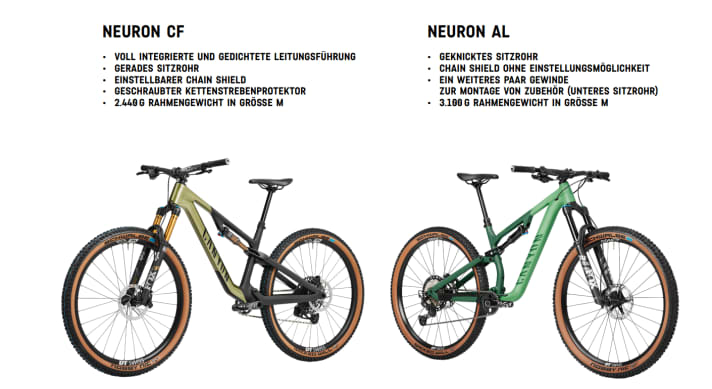 Carbon frame and aluminium frame: there are subtle differences, and not just visually.