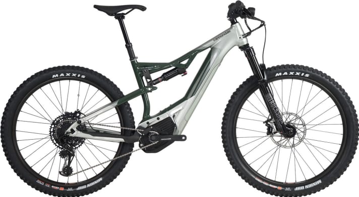   Das Topmodell Cannondale Moterra Neo 1 kostet 5799 Euro und steht mit einem hochwertigen Rock Shox-Fahrwerk beim Händler.