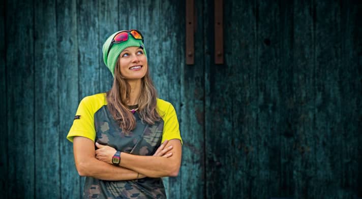   Steffi Marth at the photo shoot for the BIKE portrait story.