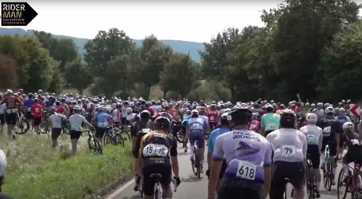 Embouteillage après la chute