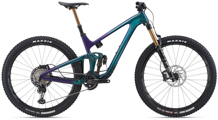   The Trance X with Fox's Live Valve electronic suspension is the top model for 8000 euros.