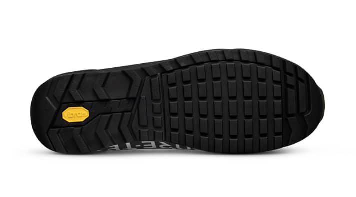 Grippy Vibram sole for good grip in cold and damp weather