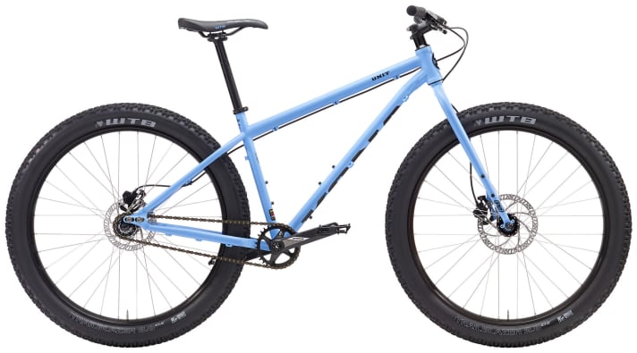   Simply simple: hardly anything can break on the Kona Unit. The steel single speeder has been upgraded with additional bottle cage eyelets on the down tube and fork especially for bikepacking.