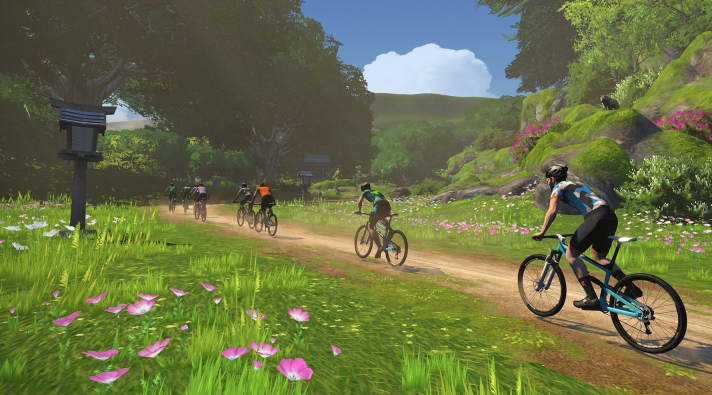   It's noticeable that after Zwift's off-road plans have been rather quiet of late, there are once again some MTB trails on the new map - and perhaps new bikes soon?