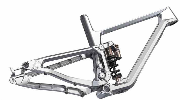 Der Look erinnert an den enttarnten Terminator: Ministry Psalm 150 CNC | All Mountian | 160/150 mm | Frameset 5000 US-Dollar