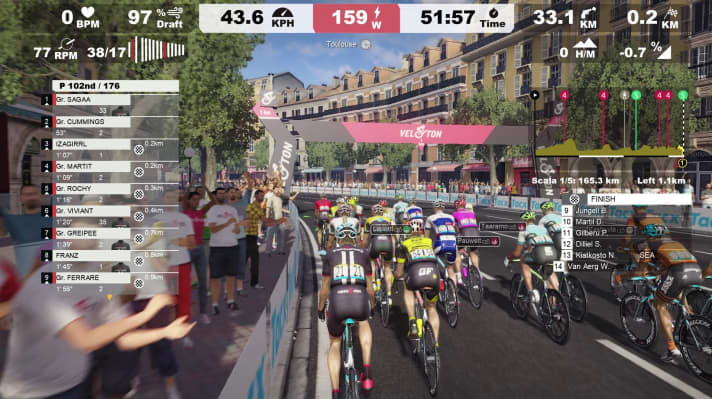 Race against professionals: Veloton is based on the engine of the popular game series "Cycling Manager".