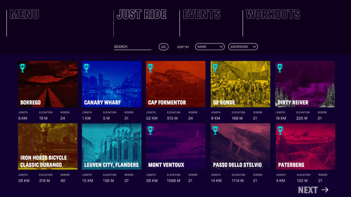 RGT Cycling Screenhsot