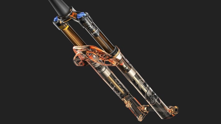 Bei der Fox 32 Step Cast wurde alles erneuert, um ein Gewicht von unter 1300 Gramm zu ermöglichen.