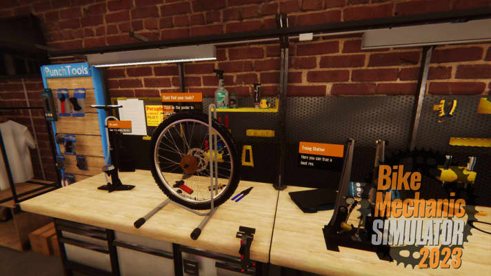 In the demo version of BIKE Mechanic Simulator 2023, there are still only a few jobs and tools available. This is set to change in the full version, which will be released soon.