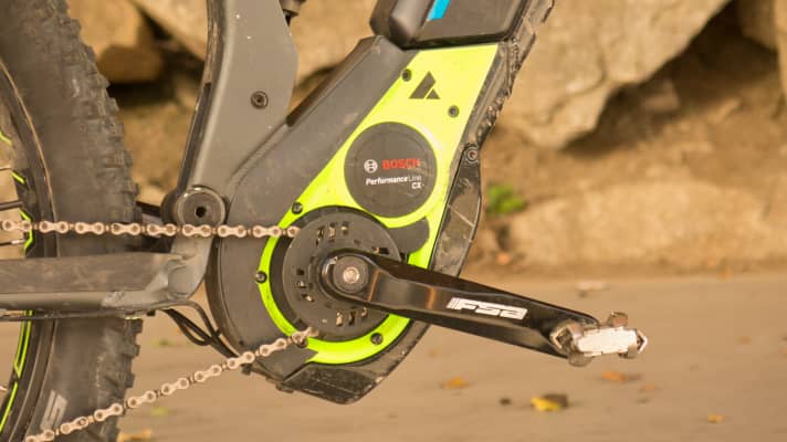   Der Bosch Performance CX-Motor erfreut bergauf mit viel Power.