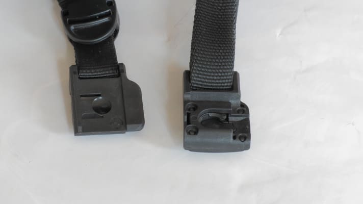   Can even be operated with one hand: the magnetic chin fastener fits together as if by magic.
