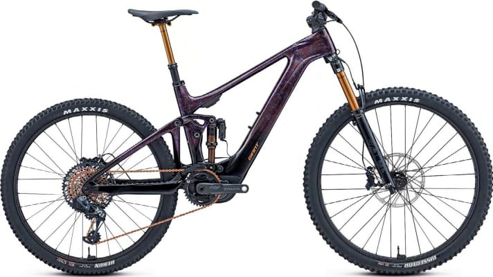 Giant Trance X Advanced E+ Elite: Motor 
Giant Syncdrive Pro 2 , 
Akku 
400 Wh, fest verbaut