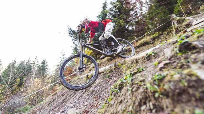 Das Phoenix im unteren Teil der UCI Worldcup-Strecke in Leogang. Hier fühlt sich das Race-Bike pudelwohl.