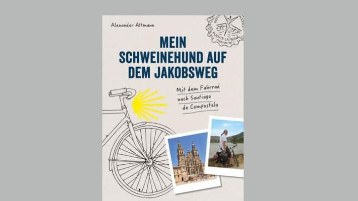 Entertaining reading: the travelogue "Mein Schweinehund auf dem Jakobsweg" from Bruckmann Verlag