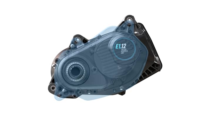 The Pinion MGU compared in size with a classic E-MTB motor. Bigger? Yes. Huge? Definitely not.