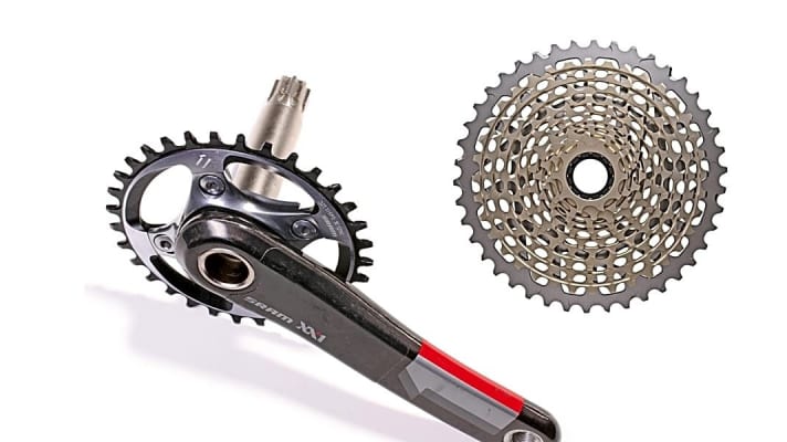 Die Zeit vor den Eagle 1x12-Antrieben: die Sram Elffach-Schaltung XX1. 