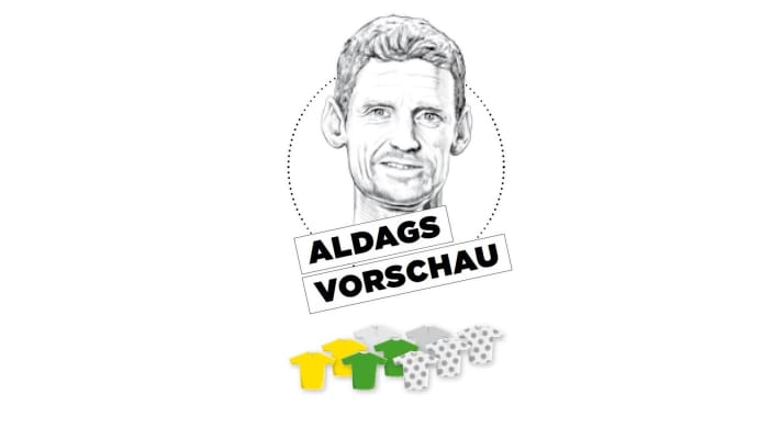 C'est l'importance que Rolf Aldag accorde à la 5e étape pour le jaune, le vert et le maillot de montagne - plus il y a de maillots de couleur, plus l'importance est grande.