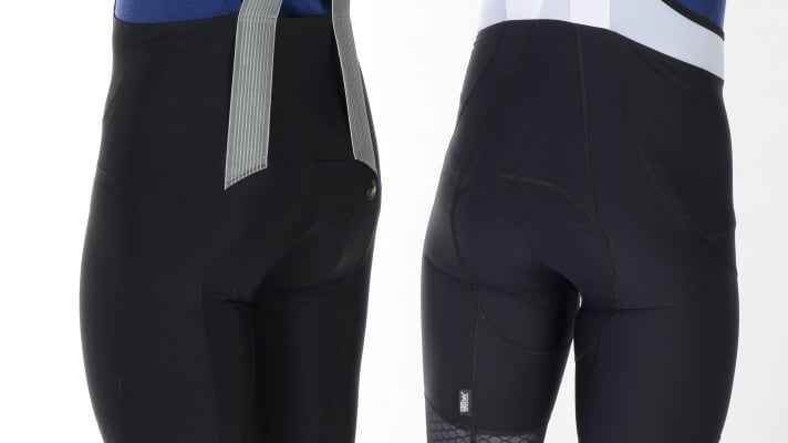 Von außen kaum sichtbar, aber SQLab und Assos unterscheiden sich deutlich beim Sitzpolster | Fotos Matthias Borchers