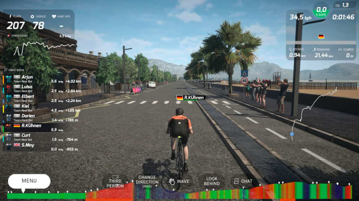 Wahoo RGT | Capture d'écran : Robert Kühnen