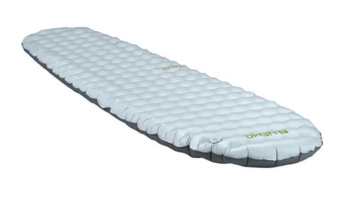 At 215 grams, the Nemo Tensor Elite sleeping pad weighs barely more than two bars of chocolate.