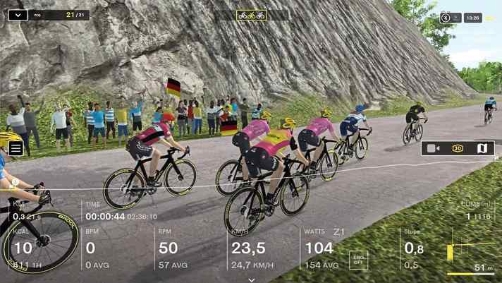 BKool offers millions of routes and has recently become part of the Rouvy Group.