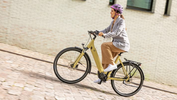 The Yamaha PW C2 has an automatic support mode. In this mode, the drive unit recognises inclines and automatically adjusts the power accordingly.