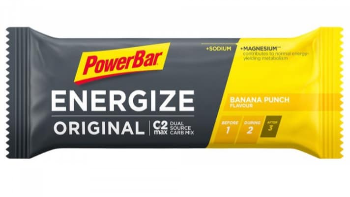 <a href="https://www.awin1.com/cread.php?awinmid=11768&awinaffid=471469&clickref=B+energy-bars&ued=https%3A%2F%2Fwww.rosebikes.de%2Fpowerbar-energize-original-kohlenhydratriegel-2718078%3Farticle_size%3D7288%26product_shape%3D3074" target="_blank" rel="noopener noreferrer nofollow">Energy bars</a>* are classic sources of energy on tour. Their sweet flavour is not always ideal if the tour takes longer.