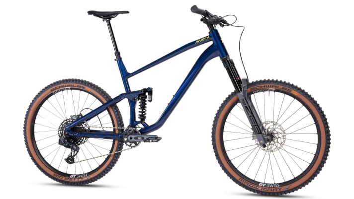 Enduro for really tall fully riders: the Maxx Fab.4 in size XXL.