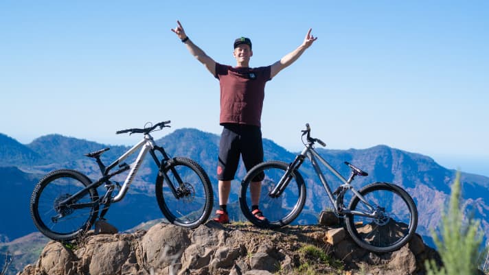 Riding Canyon bikes in 2023: Sam Pilgrim.