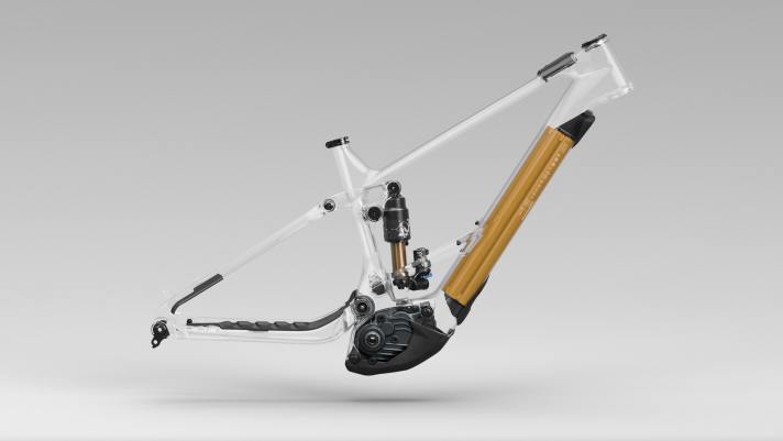 Der (leichte!) Powertube 600 im Unterrohr des Orbea Wild.