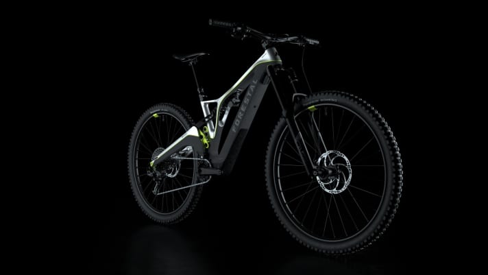   The 350 watt-hour battery is hidden in the down tube and can be charged to 80 per cent in just under 90 minutes.
