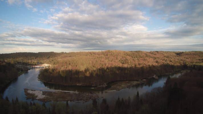   The Isar and Georgenstein in all their splendour