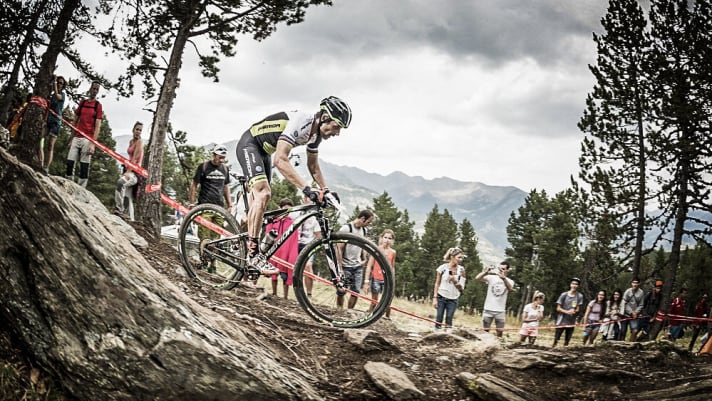   Hermida at the World Cup final in Andorra.