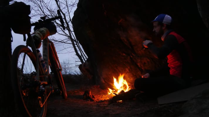   In a self-catering race, you are completely on your own.