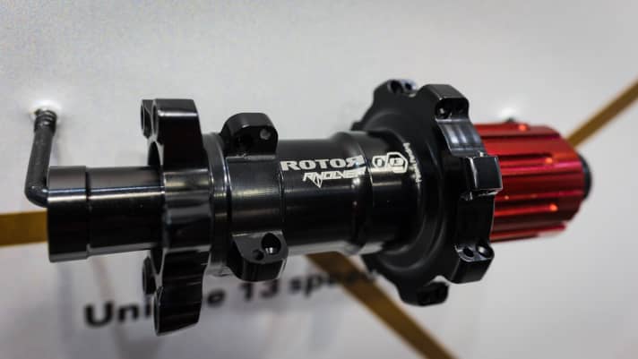   The in-house hub accommodates the 13-speed cassette and should ensure optimum energy transfer.