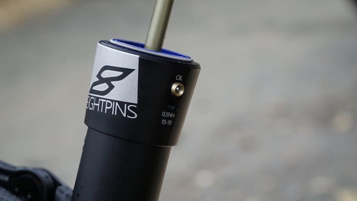   Grease nipple: The oil reservoir that soaks the felt ring below the dust seal can be topped up here.