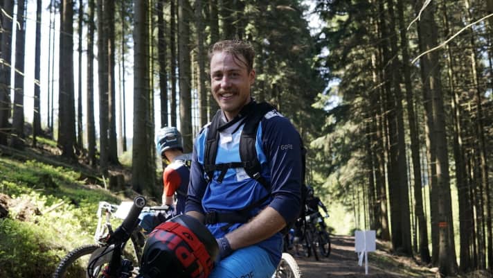   Sprint specialist Simon Gegenheimer wants to "just have fun riding enduro again" this weekend. The professional and 2017 Cityeliminator World Championship runner-up has no ambitions to win here.