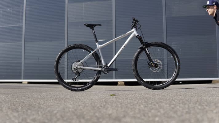   The Bionicon Cody 1 hardtail with 120-millimetre fork for 1799 euros.