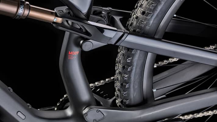   The sealed industrial bearings on the rear triangle are perfectly protected from dirt and moisture.