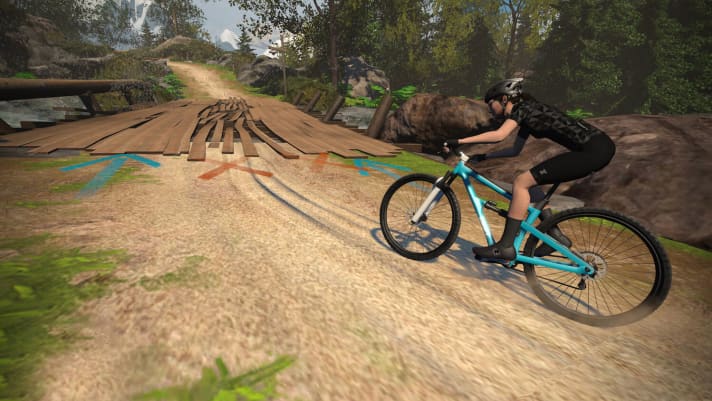 Für eine technisch saubere Fahrt auf dem Repack Ridge Trail bekommt man Sterne.