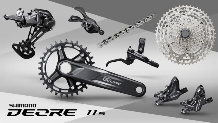 Die 11fach-Version der Shimano Deore wird es auch weiterhin geben.