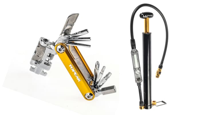 A pump and mini-tool are part of the absolute basic equipment for touring bikers. We have scrutinised the latest concepts.