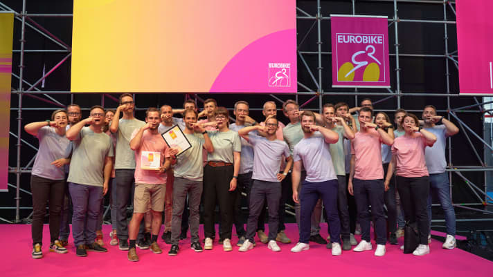 The Moustache J was honoured with the "Eurobike Gold Award 2023" at this year's Eurobike.