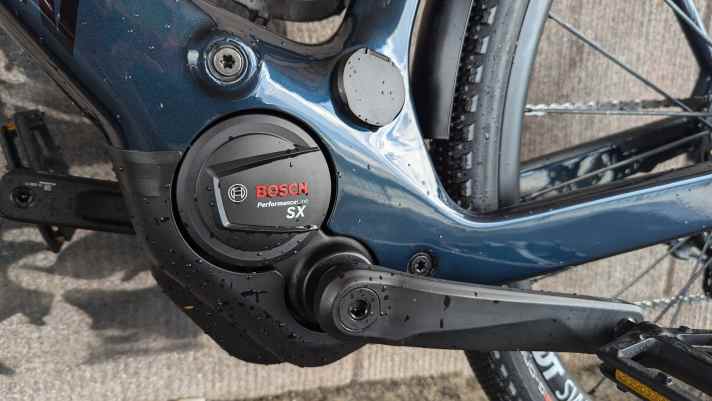 The Bosch SX motor works absolutely harmoniously and is also beautifully integrated here.